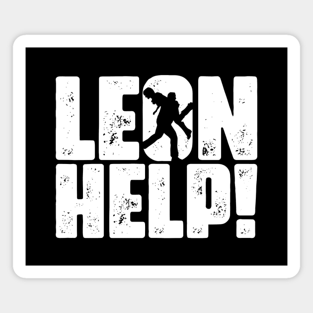 Leon Help! Magnet by demonigote